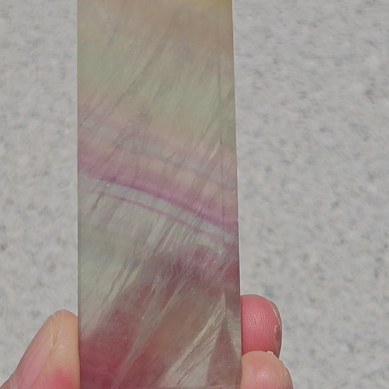 Video of candy fluorite point