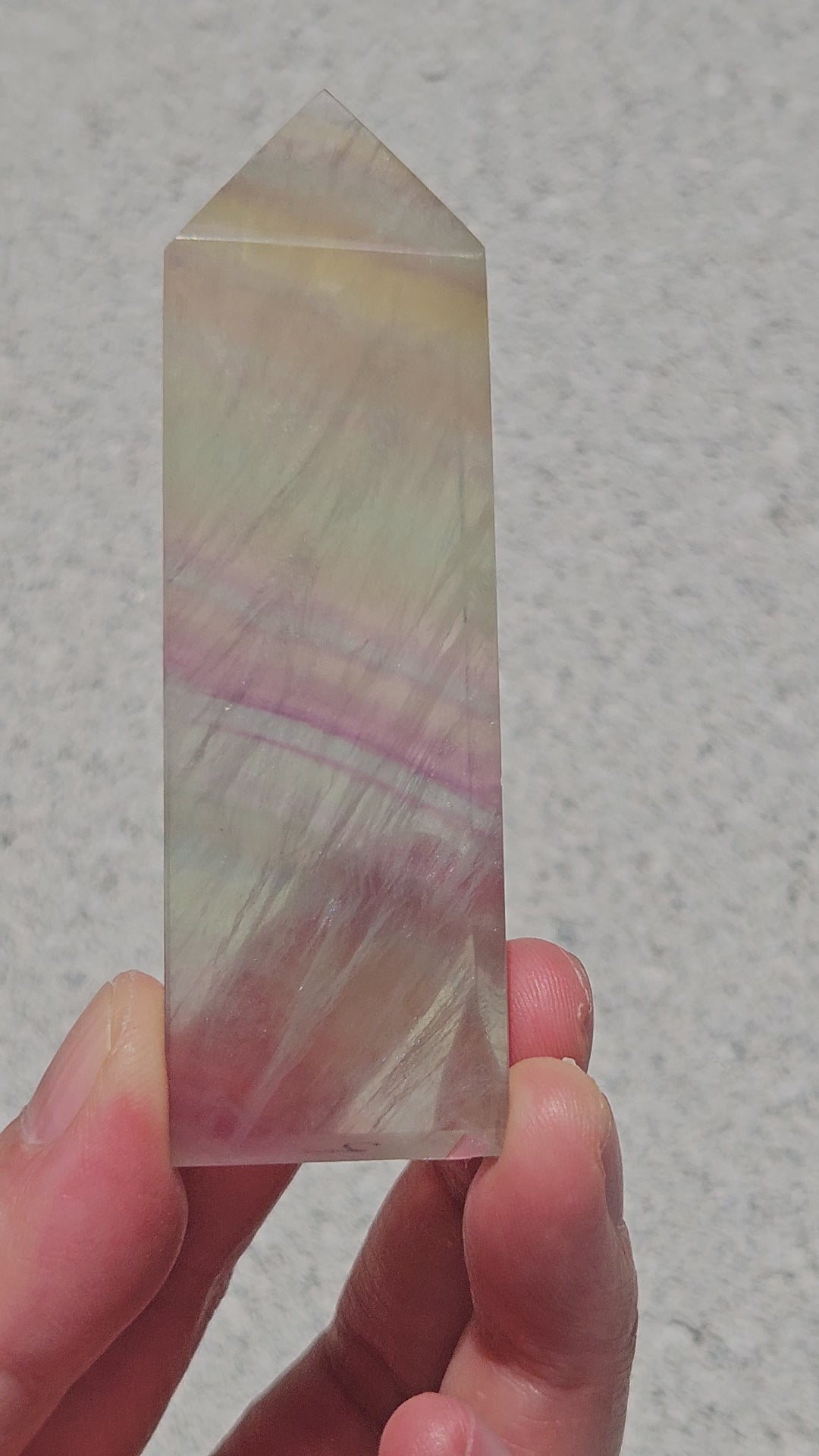Video of candy fluorite point