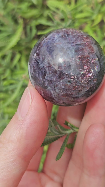 Bloodshot Iolite Sphere (2)