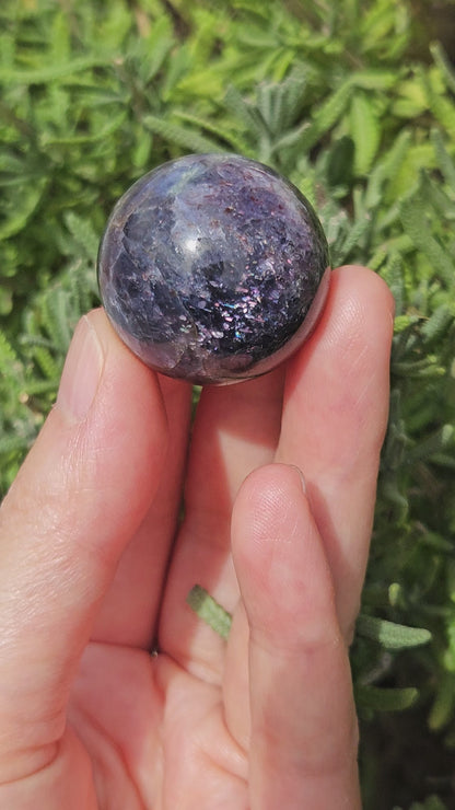 Bloodshot Iolite Sphere (4)