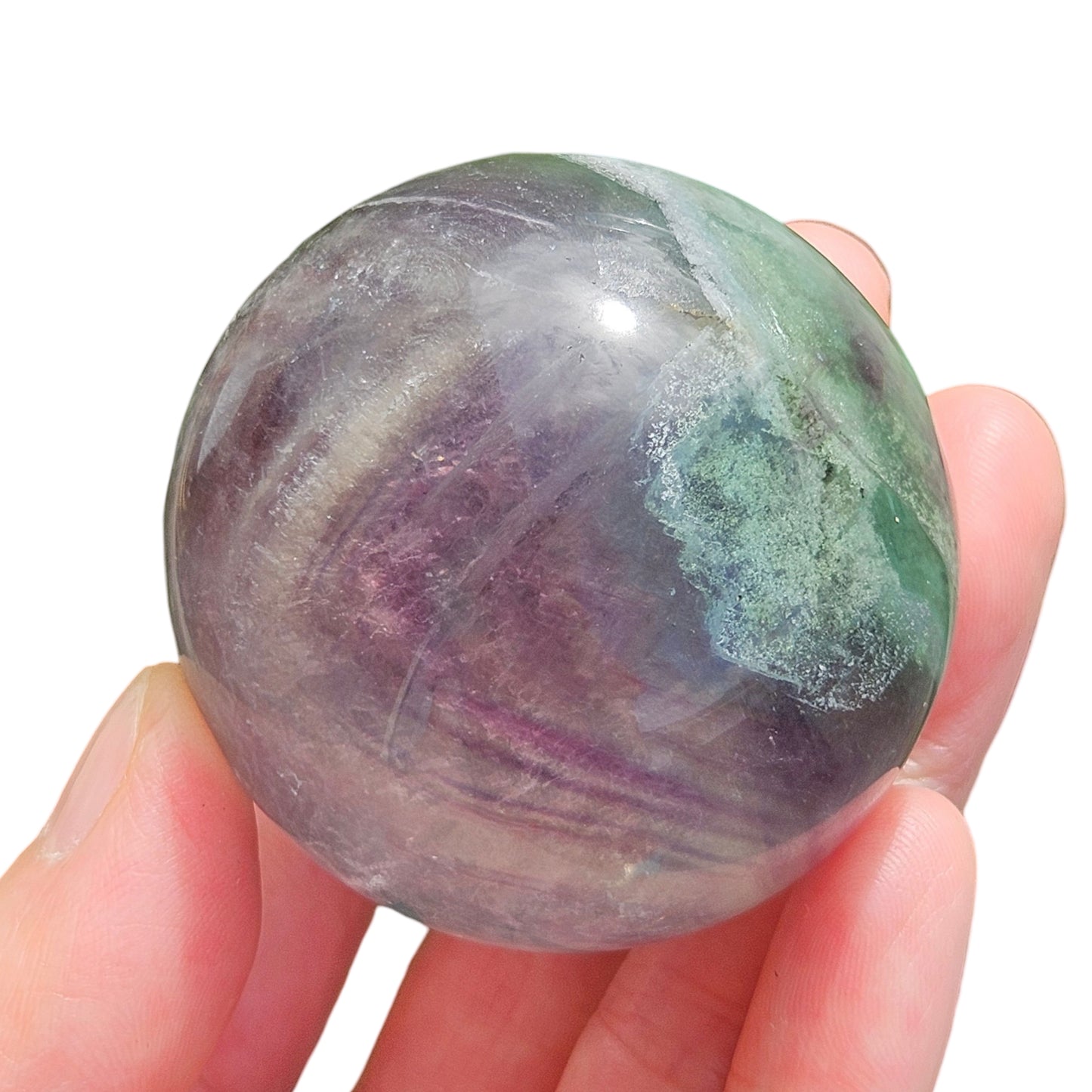 Rainbow Fluorite Sphere