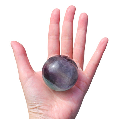 Rainbow Fluorite Sphere