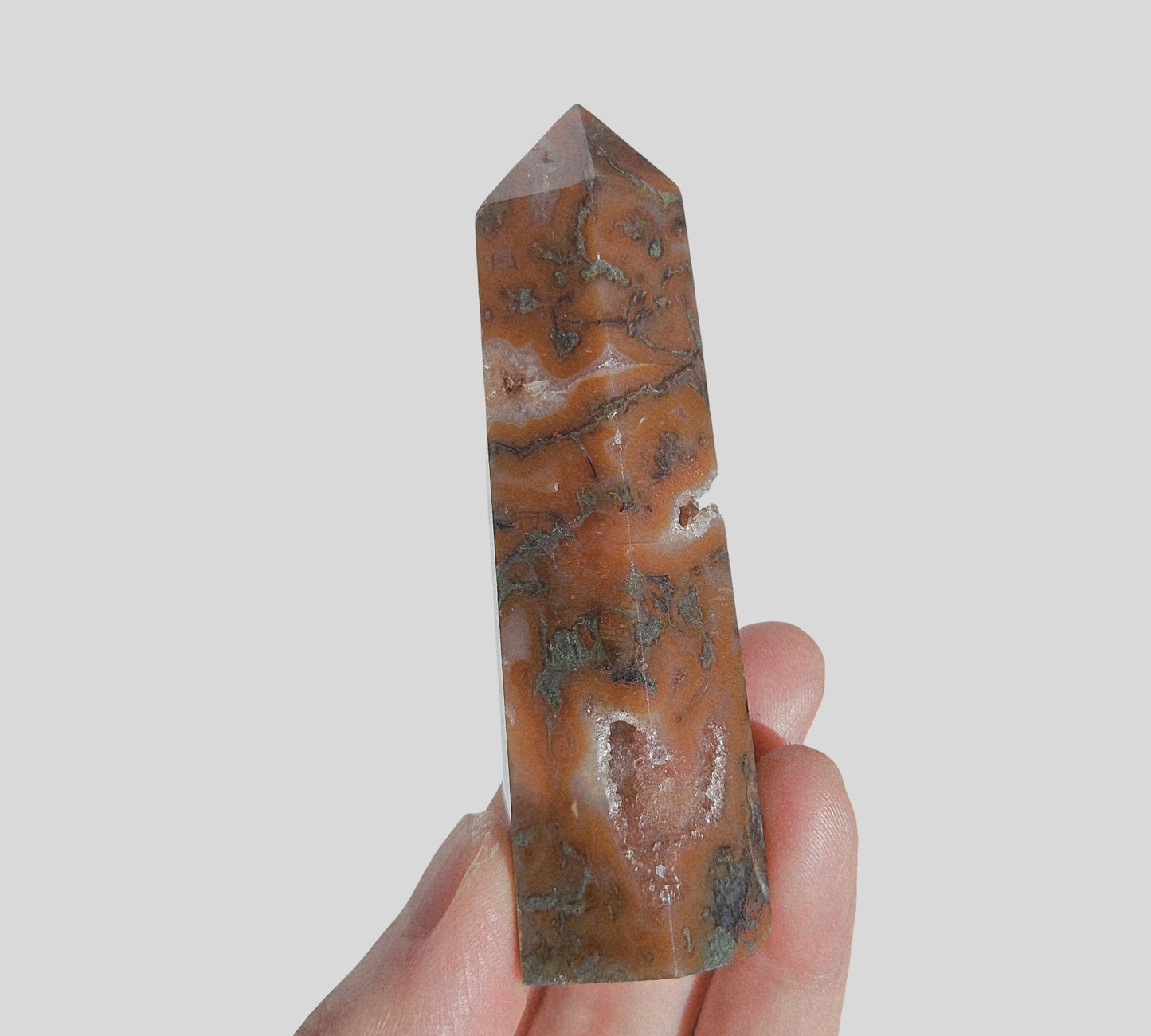 Red Moss Agate Point