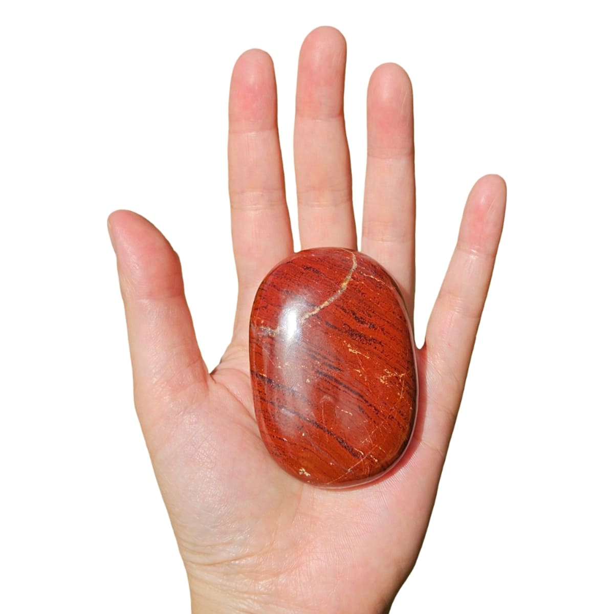 Red Jasper palmstone