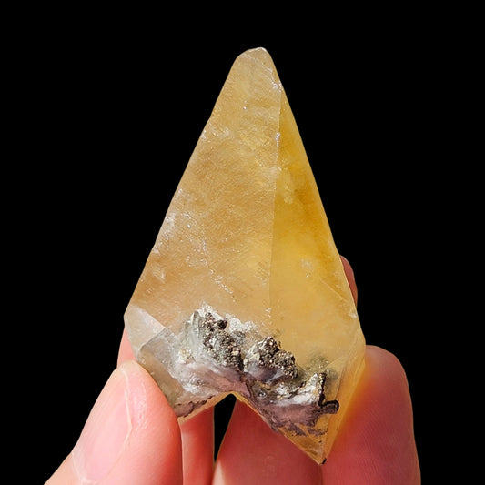 Yellow Stellar Beam Calcite (Dogtooth Calcite)