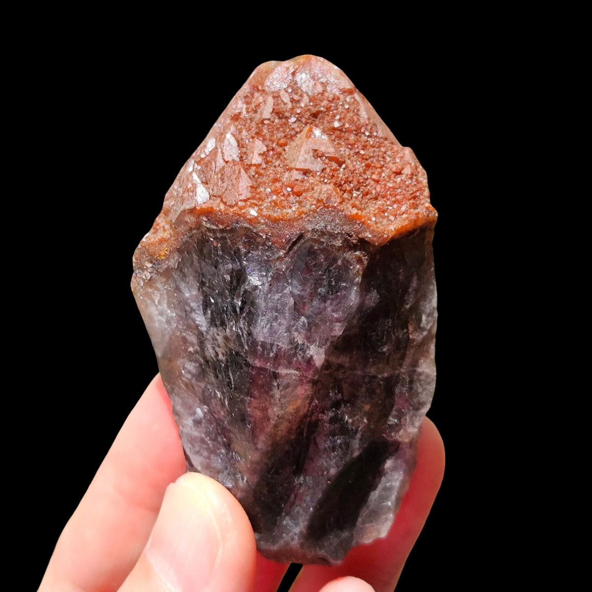 Red Capped Amethyst Super 7