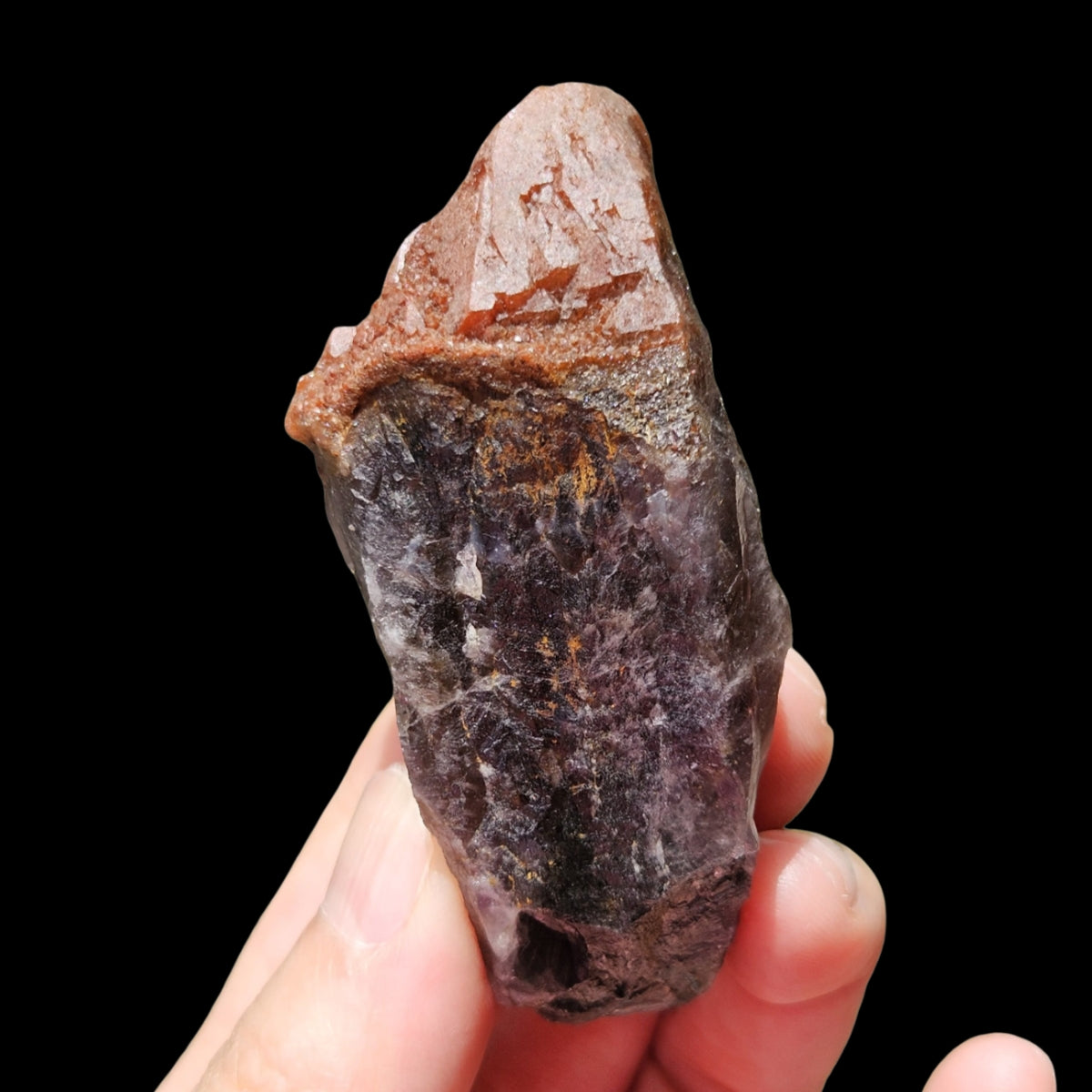 Red Capped Amethyst Super 7