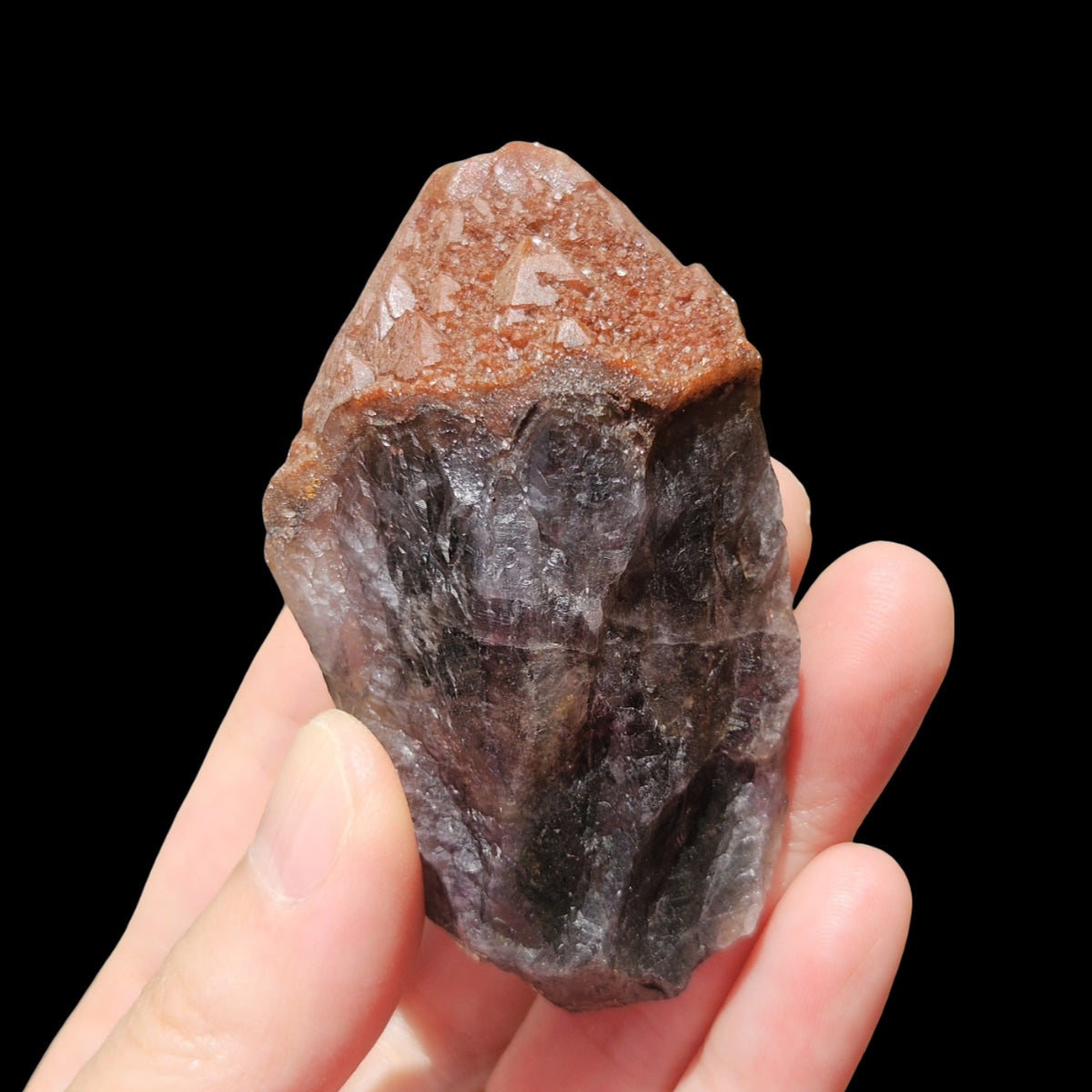 Red Capped Amethyst Super 7