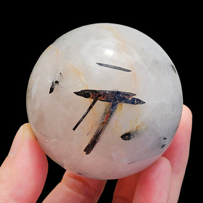 Tourmalated Quartz Sphere